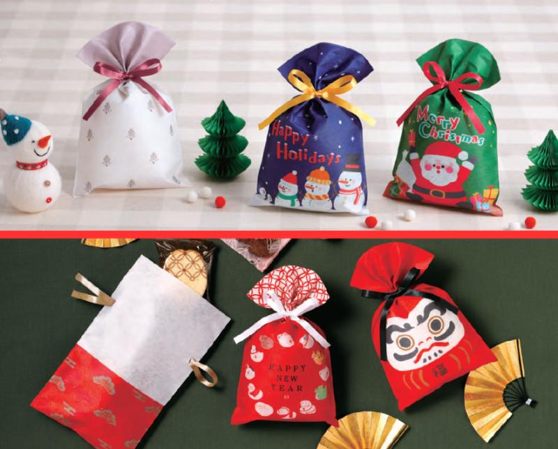 【新商品】巾着袋（クリスマス・ニューイヤー）のご紹介